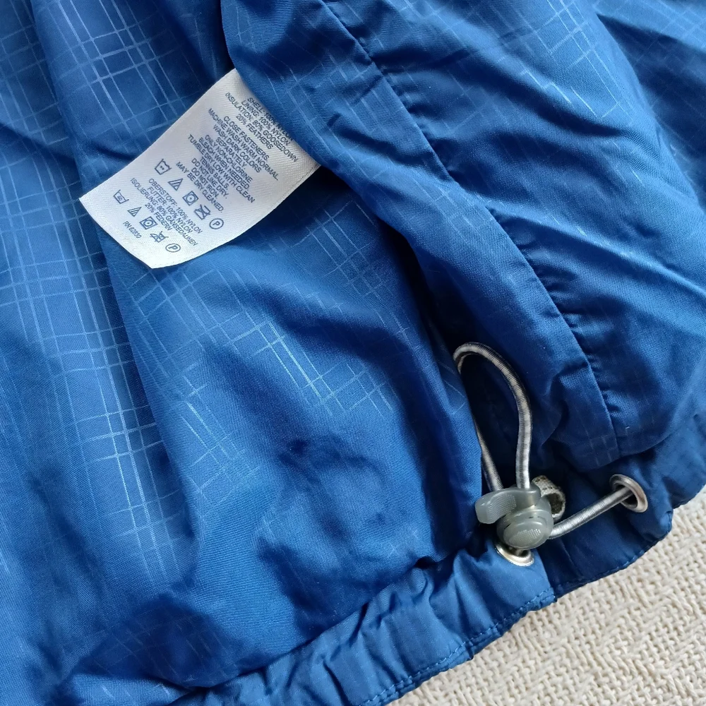 lands end ♡ down feather blue vest mens xl puffer cavin core winter gorpcore